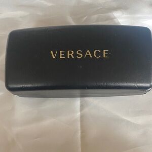 Versace Black and Gold Eyewear Case